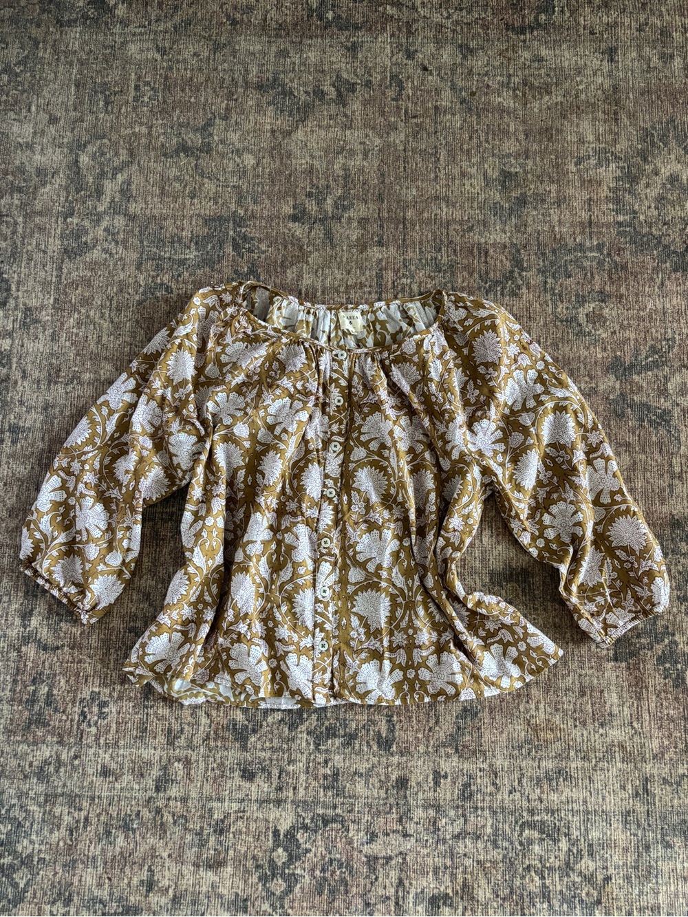 Marea by Liz Joy Floral Print Blouse Size M